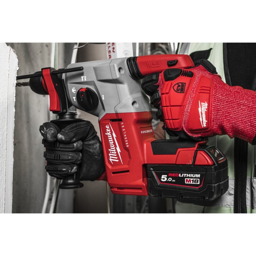 Milwaukee M18™ BLHX-502X bezuhlíkové kladivo SDS-Plus 26 mm, se 4 režimy a sklíčidlem FIXTEC™ 4933478892