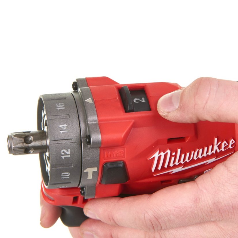 Milwaukee M12 FUEL™ FPDXKIT-202X kompaktní příklepová vrtačka s rychlovýměnným sklíčidlem 4933464138