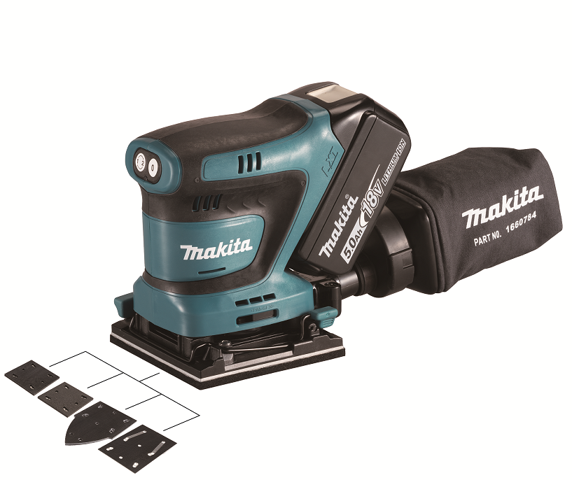 Makita DBO480Z aku vibrační bruska Li-ion LXT 18V bez aku Z