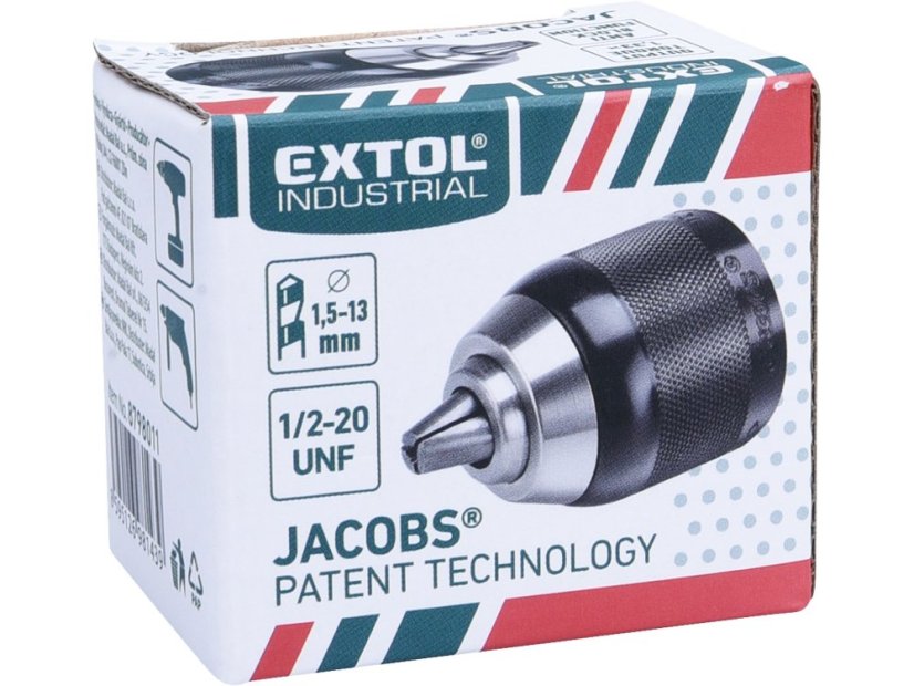 EXTOL PREMIUM 8798011 hlava rychloupínací sklíčidlová, 2-13mm