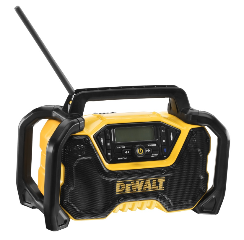 DeWalt DCR029-QW Rádio napájené 230 V nebo XR baterií 10,8 V, 12 V a 18 V a FLEXVOLT - bez baterie a nabíječky / USB