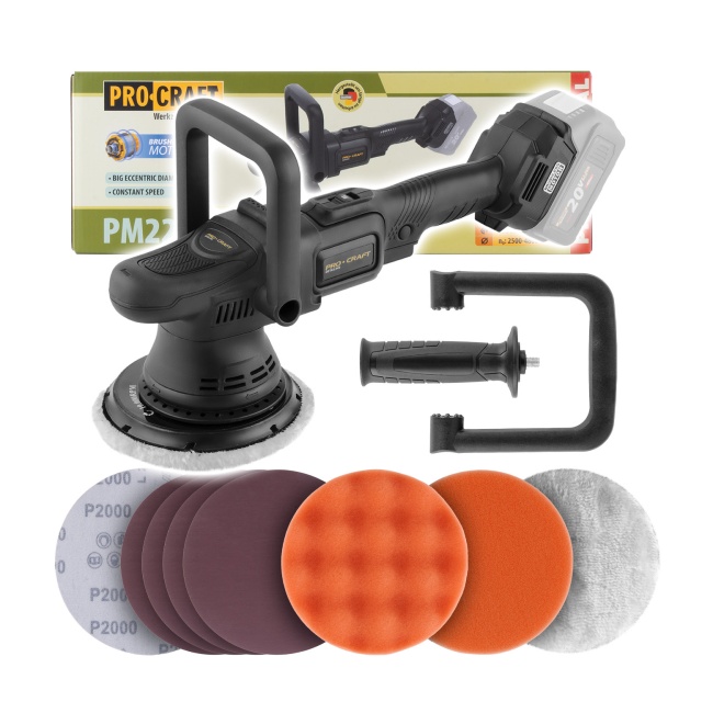 Procraft PM22bb aku leštička 20V bez aku