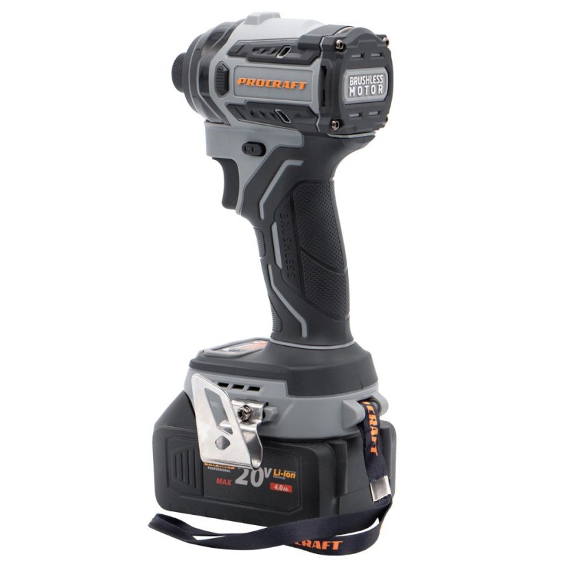 Procraft industrial ID20Abb aku rázový utahovák 20 V 1/4" 180 Nm bez aku