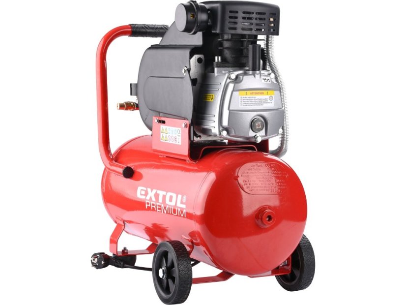 EXTOL PREMIUM 8895310 kompresor olejový 1500W, 24l