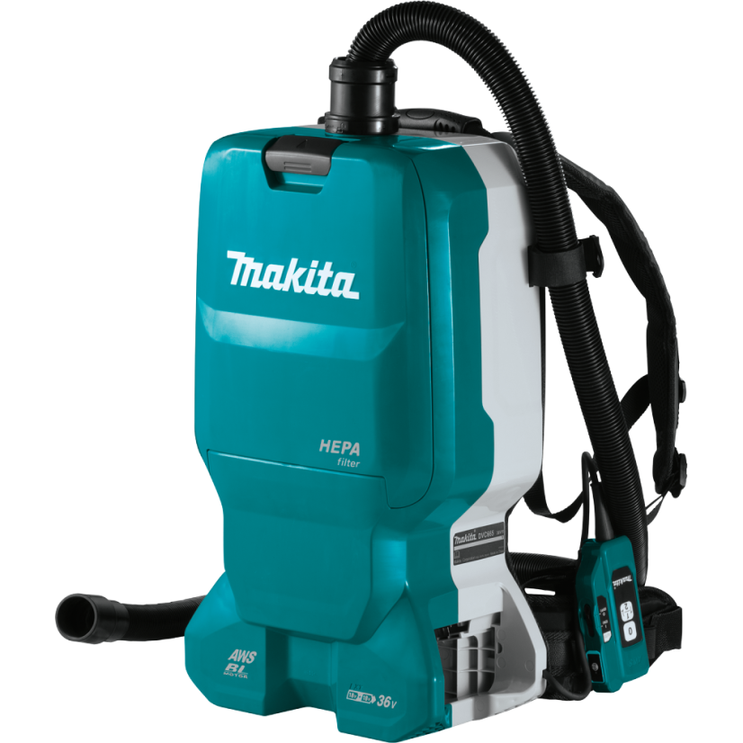 Makita DVC665ZU aku vysavač zádový s AWS Li-ion 2x18V,bez aku Z