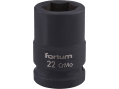 FORTUM 4703022 hlavice nástrčná rázová 3/4", 22mm, L 52mm