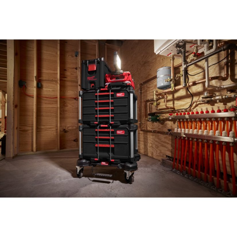 Milwaukee PACKOUT™ box na nářadí se 4 zásuvkami 4932493189