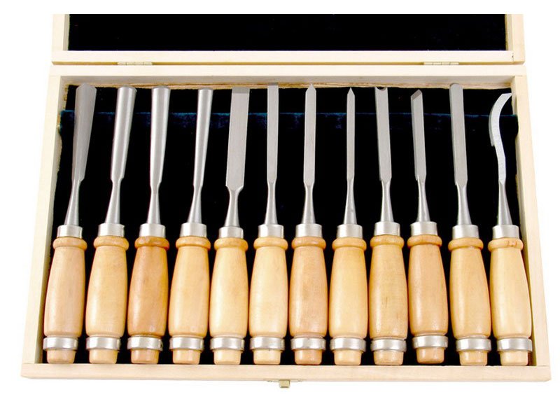 EXTOL PREMIUM 8812405 dláta řezbářská, sada 12ks, délka 200mm EXTOL PREMIUM 8812405 dláta řezbářská, sada 12ks, délka 200mm