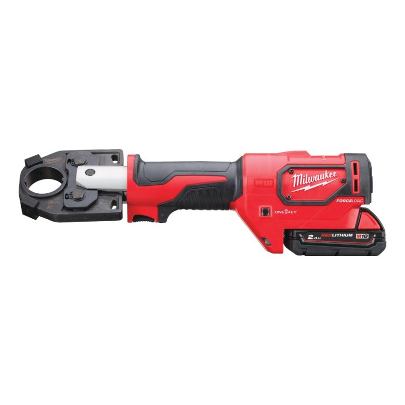 Milwaukee M18 HCCT-201C FORCE LOGIC Hydraulické krimpovací kleště na kabely 53 kN  1x 2Ah 4933451194