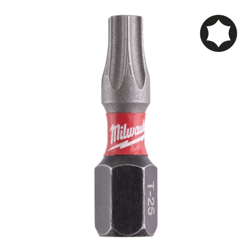 Milwaukee šroubovací bity TX25 25mm 25ks 4932430880