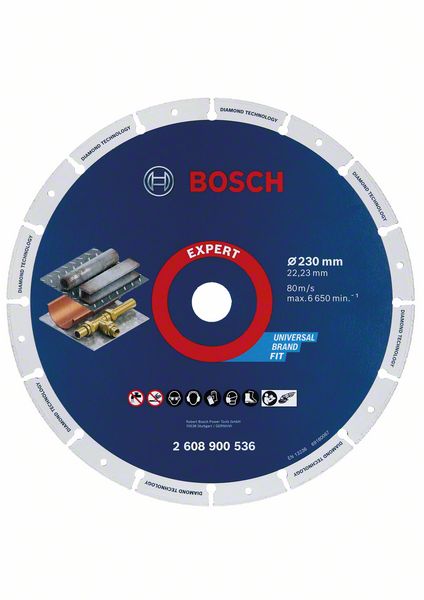 Bosch 2608900536 diamantový kotouč na kov 230 × 22,23 mm