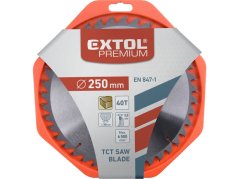 EXTOL PREMIUM 8803241 kotouč pilový s SK plátky, O 250x3,0x30mm, 40T