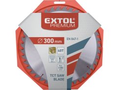 EXTOL PREMIUM 8803246 kotouč pilový s SK plátky, O 300x3,0x30mm, 40T