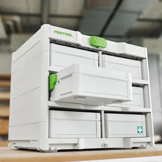 Festool 577816 SYS3-RK/6 M 337-Set Systainer3 Rack