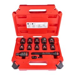 Milwaukee ½" SHOCKWAVE™ IMPACT DUTY sada průmyslových hlavic 13 ks 4932480456