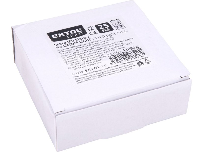 EXTOL LIGHT 43050A "startér" pro LED zářivky, 25ks