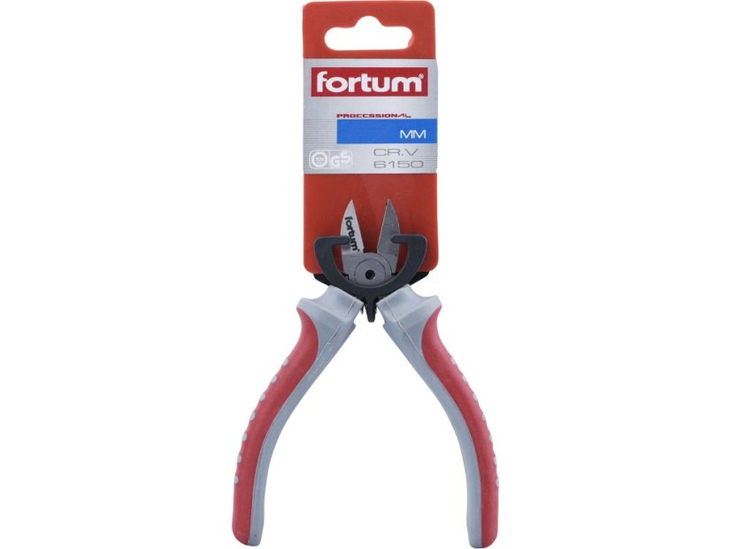 FORTUM 4770401 kleště štípací boční pro elektroniku, 100mm, 61CrV5