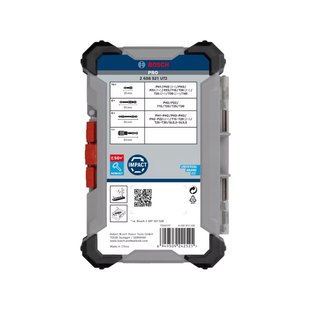 Bosch 31 dílná sada šroubovacích bitů PRO Impact 2608521U72