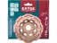 EXTOL INDUSTRIAL 8703121 kotouč diamantový brusný dvouřadý, O 115x22,2mm