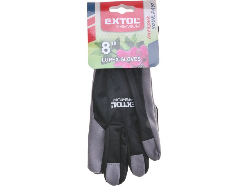 EXTOL PREMIUM 8856653 rukavice zahradní LUREX, velikost 11"