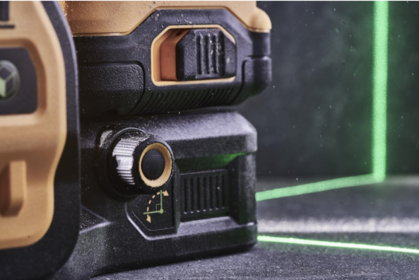 DeWalt DCE089NG18-XJ 12V nebo 18V 3 x 360° zelený laser, dosah bez/s detektorem 35/50 m, bez akumulátoru a nabíječky