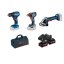 Bosch GSR 185-LI+GDX 180-LI+GWS 180-LI aku sada nářadí 18V 2x 4Ah 0615990N3P