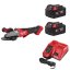 Milwaukee ELVINSET26 M18 FSAGF125XPDB aku úhlová bruska + 2x 5Ah M18B5