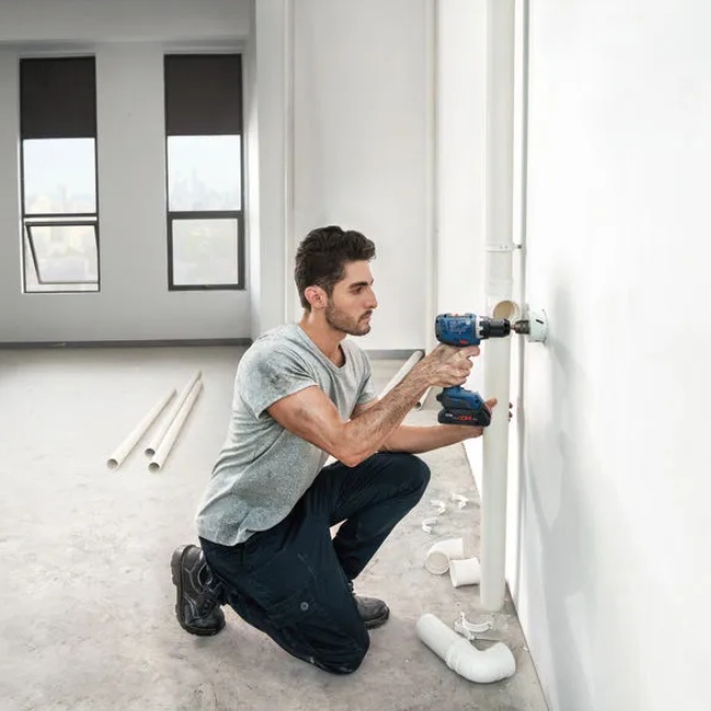 Bosch GSR 18V-65+GBH 18V-22+GWS 18V-8 aku sada nářadí 18V 2x 4Ah 0615A50094