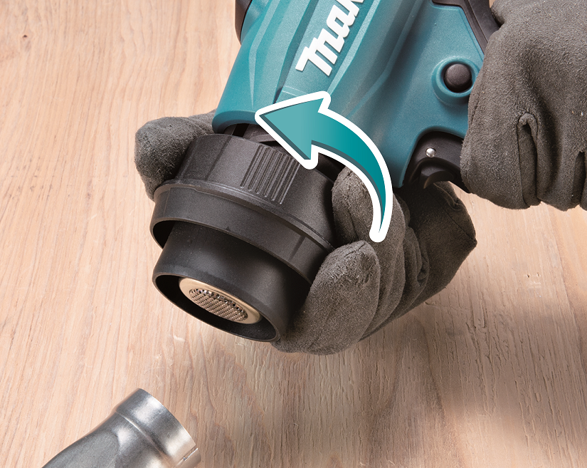 Makita HG001GZ aku horkovzdušná pistole s regulací, Li-ion XGT 40V, bez aku Z