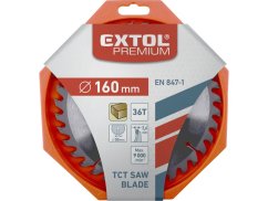 EXTOL PREMIUM 8803215 kotouč pilový s SK plátky, O 160x2,6x30mm, 36T