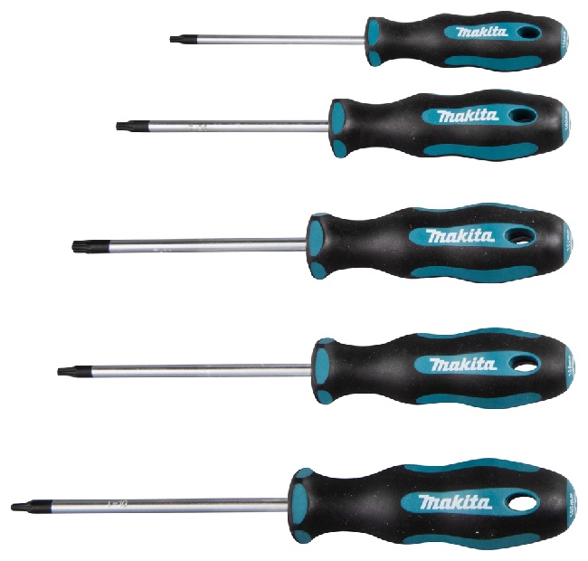 Makita E-10534 sada poklepových šroubováků 5ks (TORX)