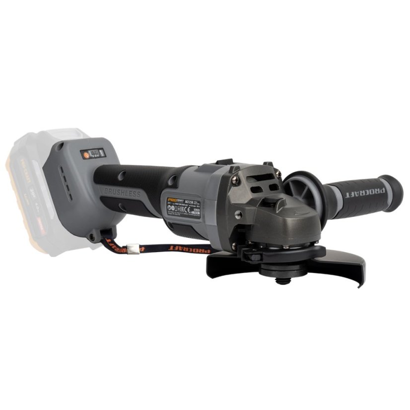 Procraft Industrial AG125Abb aku úhlová bruska 125 mm 20 V (bez baterie a nabíječky)