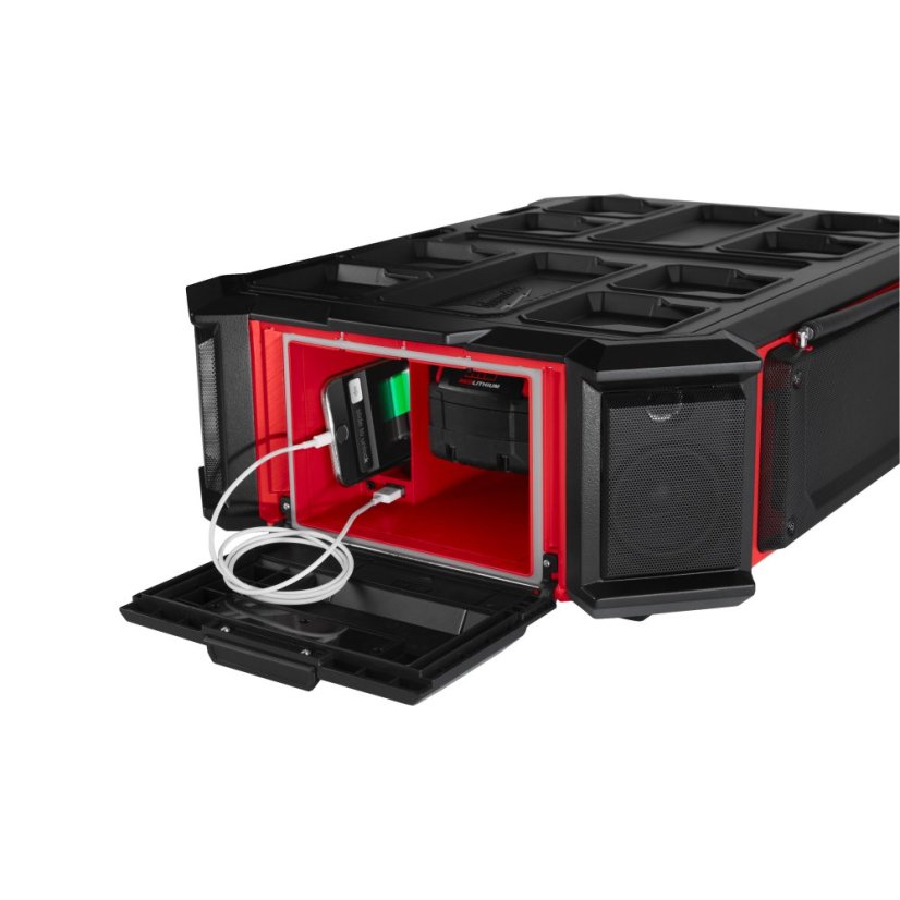 Milwaukee M18™ PRCDAB+-0 PACKOUT™ rádio nabíječka 4933472112