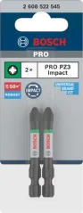 Bosch bit PRO Pozidriv Impact, PZ2, 55 mm, 2 ks 2608522545