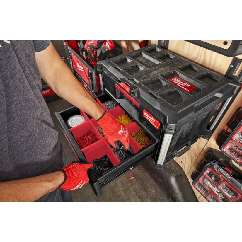 Milwaukee PACKOUT™ Sada regálového systému 2x police+2x nosník 4932472127