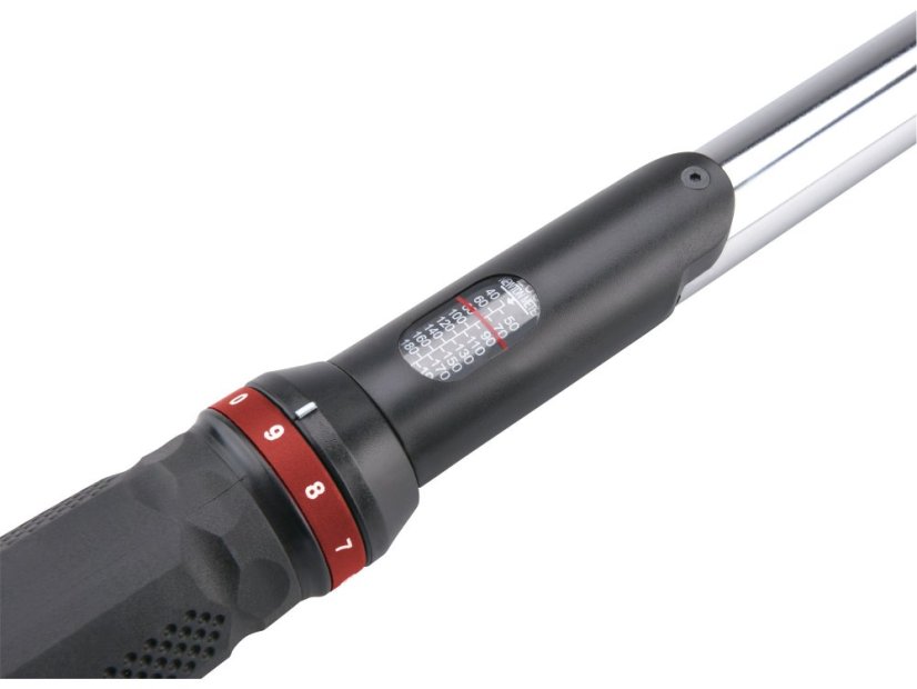 FORTUM klíč momentový se stupnicí, 1/2", 40-200Nm, 72 zubů, CrV