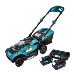 XTLINE XT102893-2B4 aku sekačka 400 mm bezuhlíková 2x18V + 2 baterie 4.0 Ah + nabíječka 3.0 A