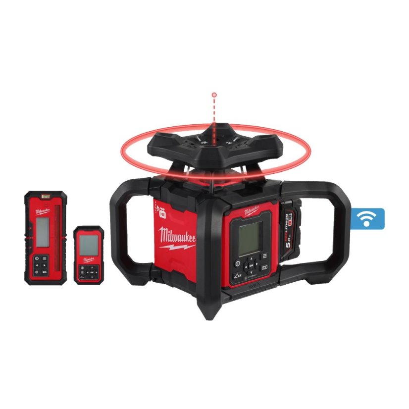 Milwaukee M18 RLOHV1200-501C aku horizontální/vertikální rotační laser ONE-KEY™ 4933493204