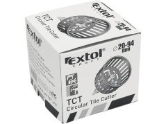 EXTOL CRAFT 103940 řezač otvorů do kachliček s krytem, O 20-94mm