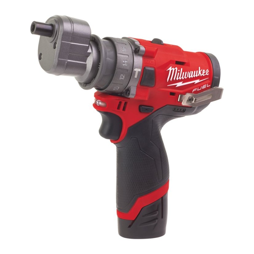 Milwaukee M12 FUEL™ FPDXKIT-202X kompaktní příklepová vrtačka s rychlovýměnným sklíčidlem 4933464138