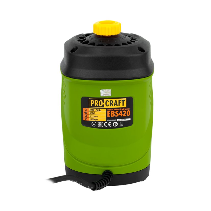 Procraft EBS420 bruska na vrtáky 3-12mm