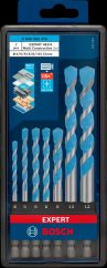 Bosch 7 dílná sada vrtáků EXPERT HEX-9 MultiConstruction 4/5/6/8/10/12 mm