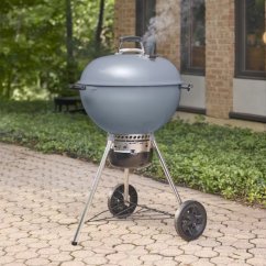 Weber 1502204 Master Touch GBS C-5755 57 cm Slate Blue gril na dřevěné uhlí