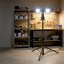 Solight WM-60W-FVP duální teleskopický přenosný LED reflektor se zásuvkou, 2x30W, 5400lm, 4000K, 62-152cm, IP54