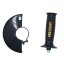 Procraft SPW1050 Bruska úhlová 125mm PW1050 + 10x řezný kotouč, 2x lamelový kotouč