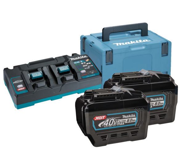 Makita 191Y97-1 aku sada Li-ion XGT 40V 2x BL4080F+1x Dvojnabíječka DC40RB+1xMakpac Makita 191Y97-1 aku sada Li-ion XGT 40V 2x BL4080F+1x Dvojnabíječka DC40RB+1xMakpac