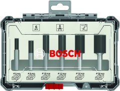 Bosch 2607017465 Sada drážkovacích fréz 6ks Straight - 6mm
