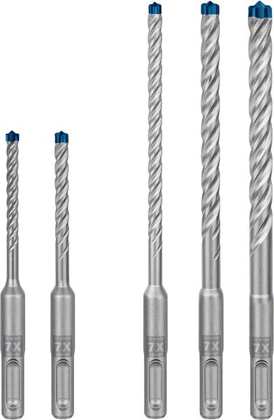 Bosch sada vrtáků do kladiv EXPERT SDS plus-7X, 5/6/6/8/10 mm EXPERT SDS plus-7X, 5 ks