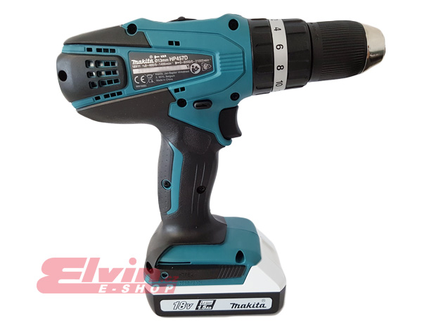 Makita HP457DWE aku šroubovák  Li-ion 18V 1,5Ah G serie