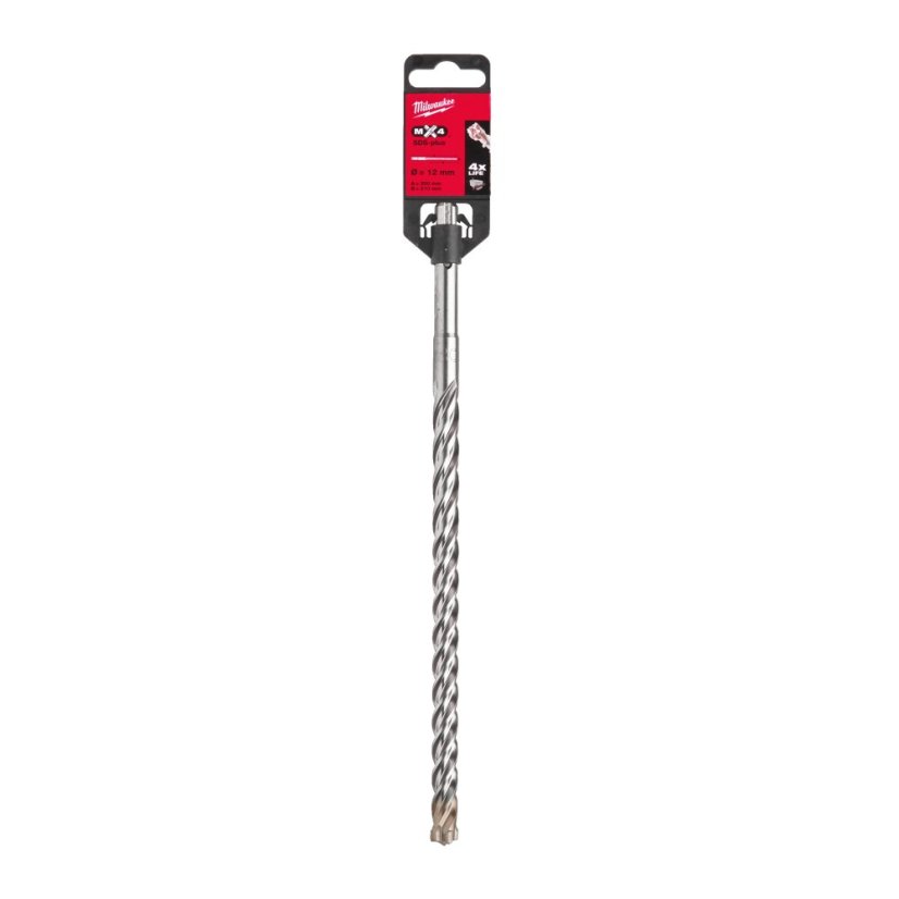 Milwaukee 12x210x260mm vrták SDS-Plus čtyřbřit MX4 4932352033